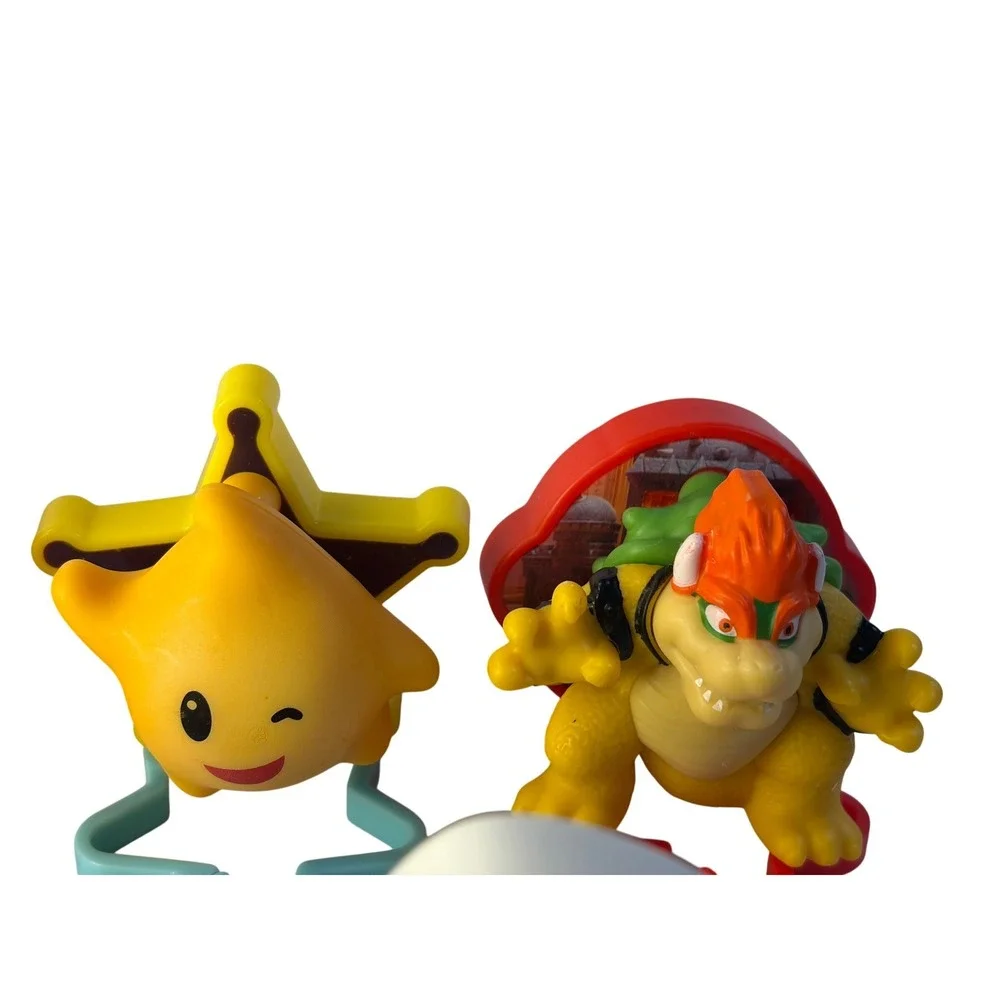 McDonalds Super Mario Galaxy Happy Meal Toys Bundle of 7